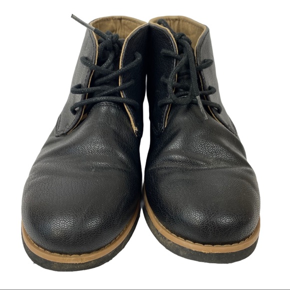 Perry Ellis America Chase Black Laceup Boots 6 - Picture 3 of 11